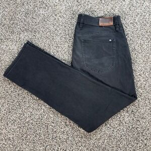 Travis Mathew Men's Size 35 Jeans Black Denim Stretch Straight Leg